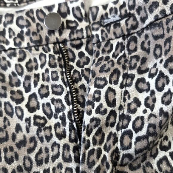 Chico's leopard print ankle length pants, stretch cotton, size 2.5 (large/14) - Picture 8 of 10